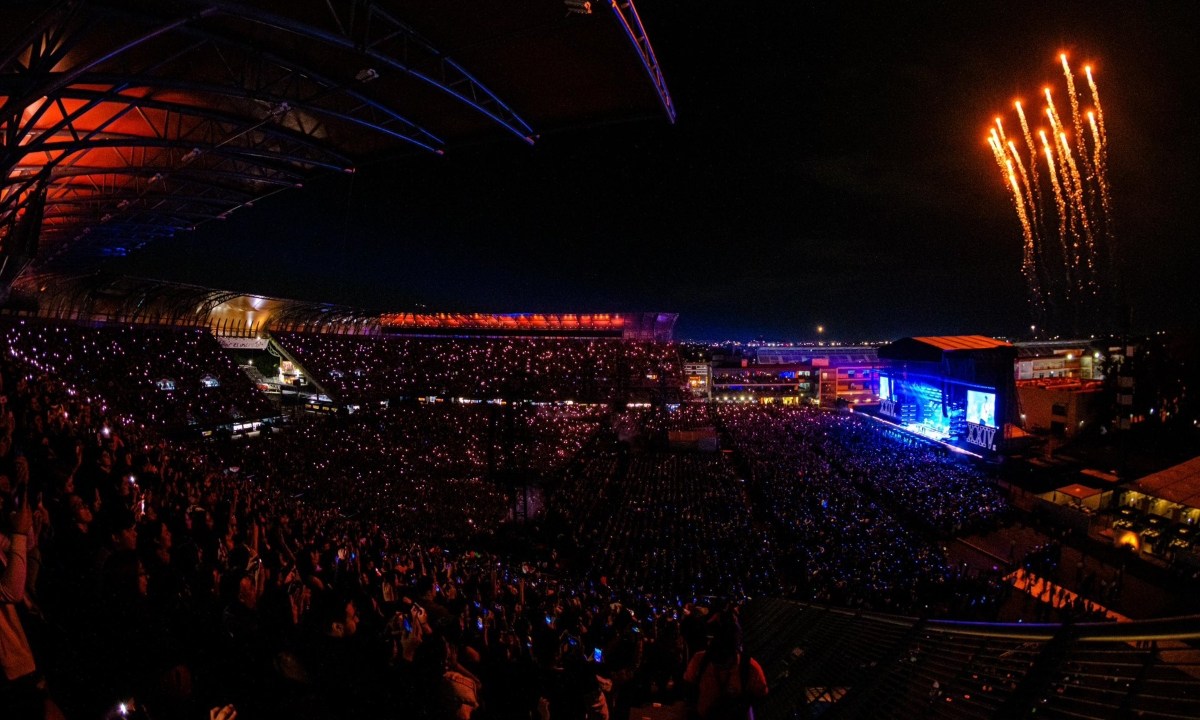 Foto: Estadio GNP/ $2 detenidos durante concierto de Bruno Mars