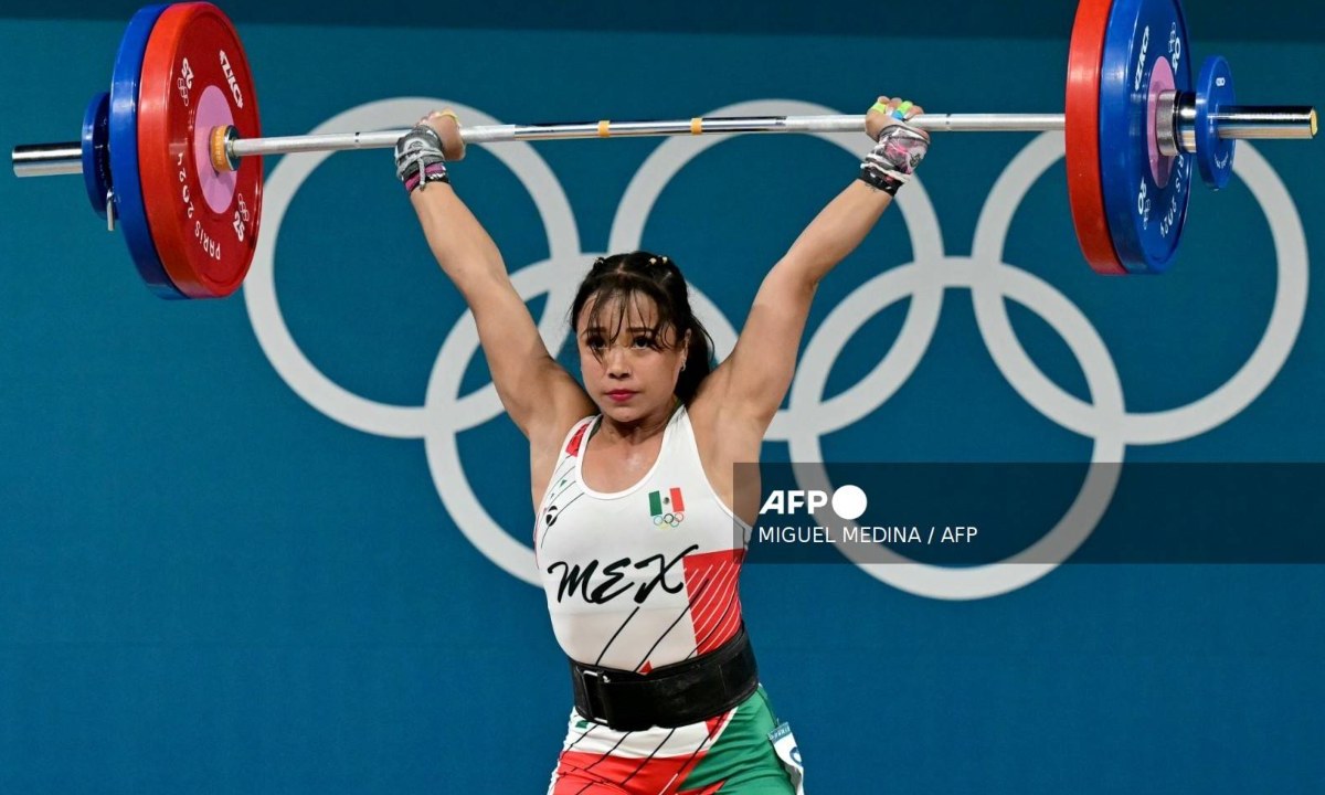 La mexicana Janeth Gómez finalizó en el octavo lugar en Halterofilia, este jueves en los Juegos Olímpicos de París 2024.