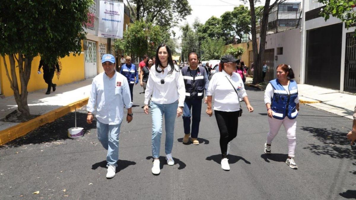 La alcaldesa de Álvaro Obregón, Lía Limón, entregó obras en beneficio de más de 138 mil habitantes de la demarcación a su cargo