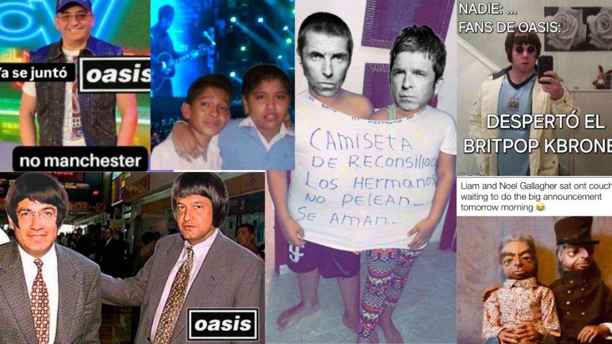 Estos son algunos de los mejores memes del regreso de Oasis