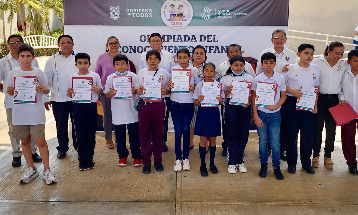 olimpiada del conocimiento infantil en Campeche