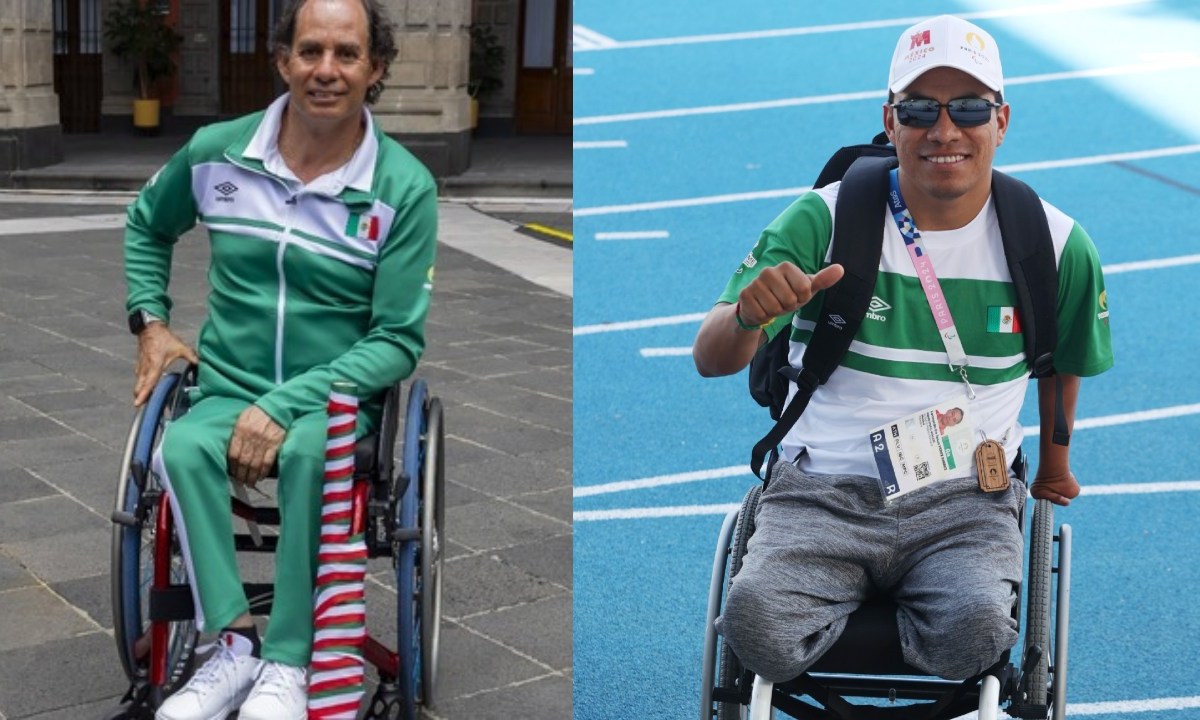 Los mexicanos Salvador Hernández y Leonardo Pérez avanzaron a la final de los 400m T52 en el para atletismo, en París 2024.