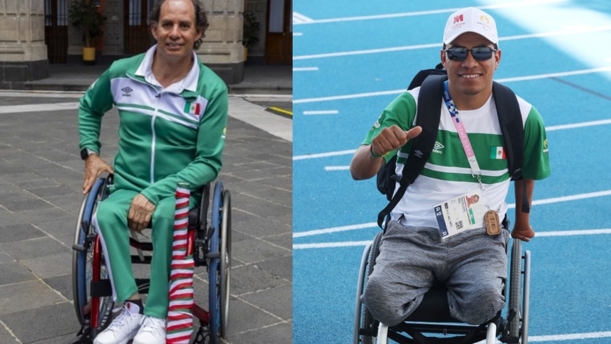 Los mexicanos Salvador Hernández y Leonardo Pérez avanzaron a la final de los 400m T52 en el para atletismo, en París 2024.