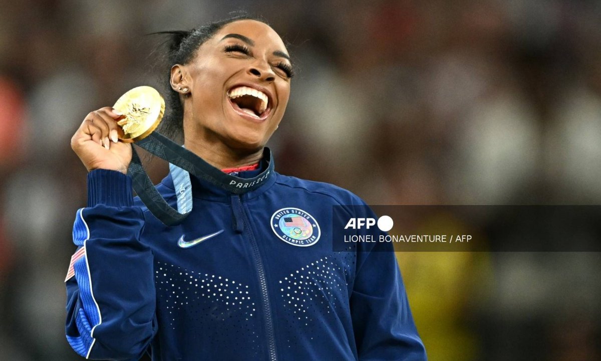 La estadounidense Simone Biles sumó este sábado su tercera medalla de oro en los Juegos de París 2024 en la prueba de salto.