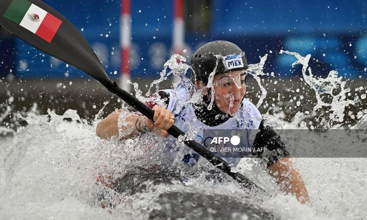 La mexicana Sofía Reinoso quedó eliminada este domingo de la prueba kayak cross, de la modalidad de Piragüismo slalom, en París 2024.