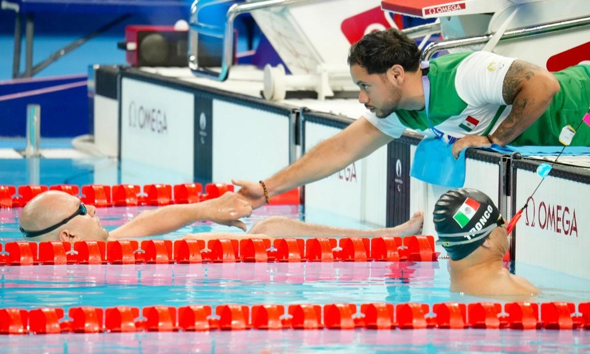 Cristopher Tronco y Jesús López avanzaron a la final de la prueba individual de 50m dorso S2, en la para natación de París 2024.