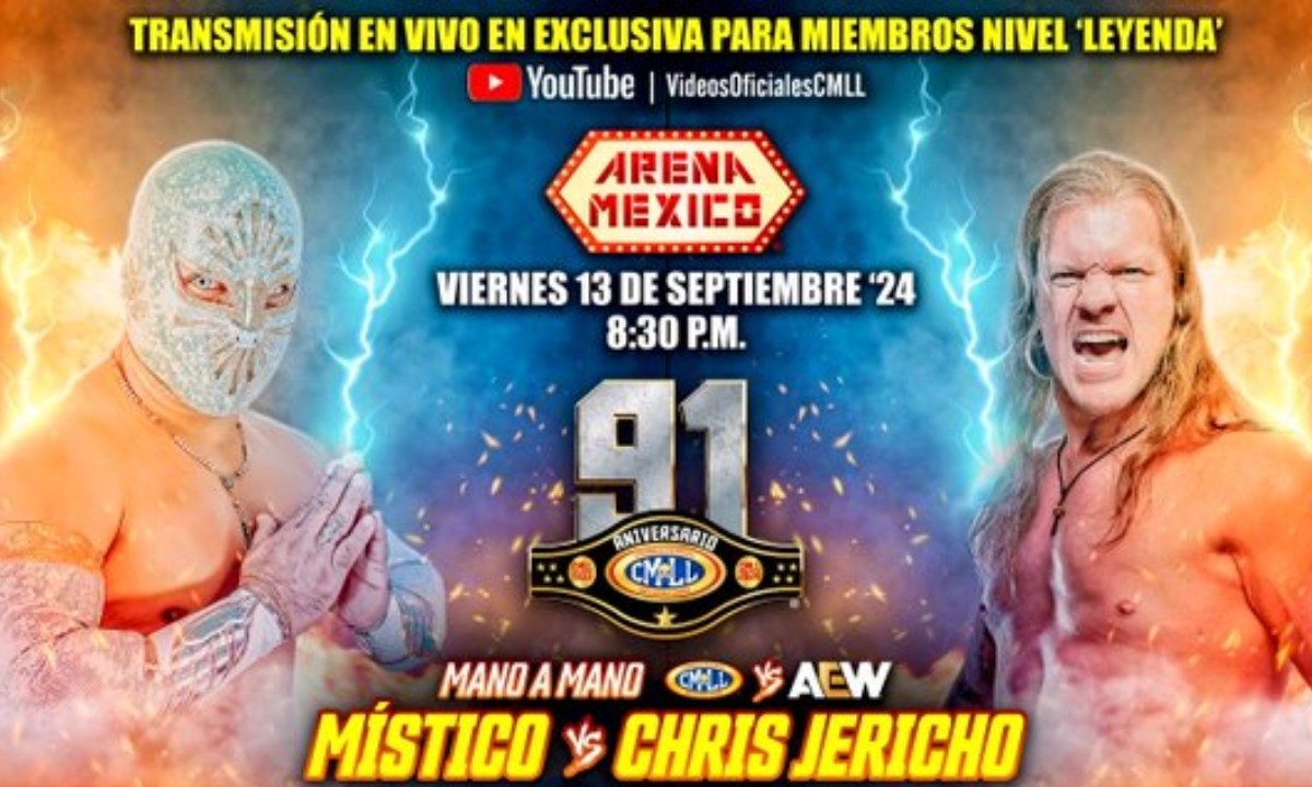 Este próximo viernes 13 de septiembre, el CMLL realizará su 91 aniversario en el legendario recinto de la Arena México