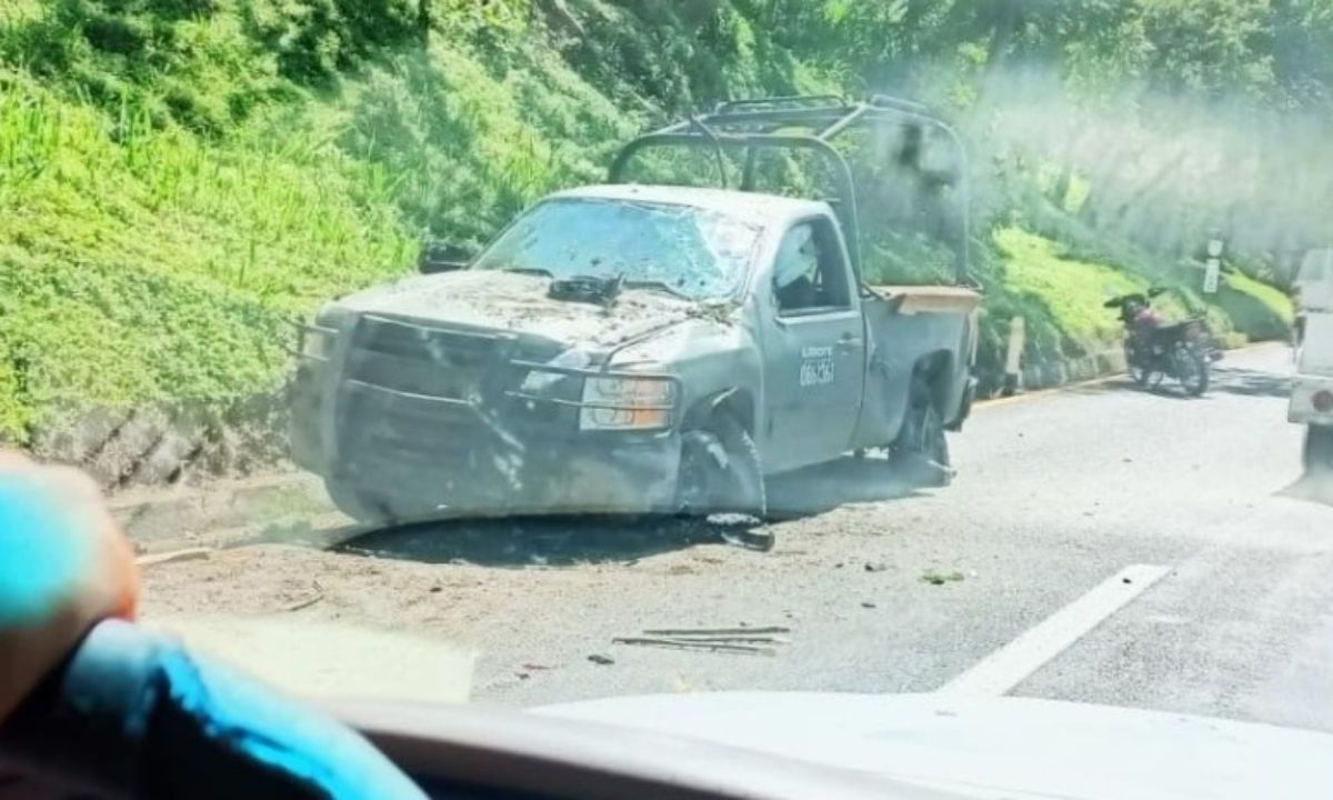 Vuelca vehículo del Ejército Mexicano en Chiapas; hay tres efectivos heridos