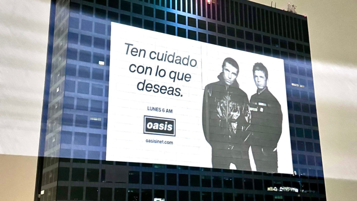 Oasis emociona a México con la leyenda: "Ten cuidado con lo que deseas".