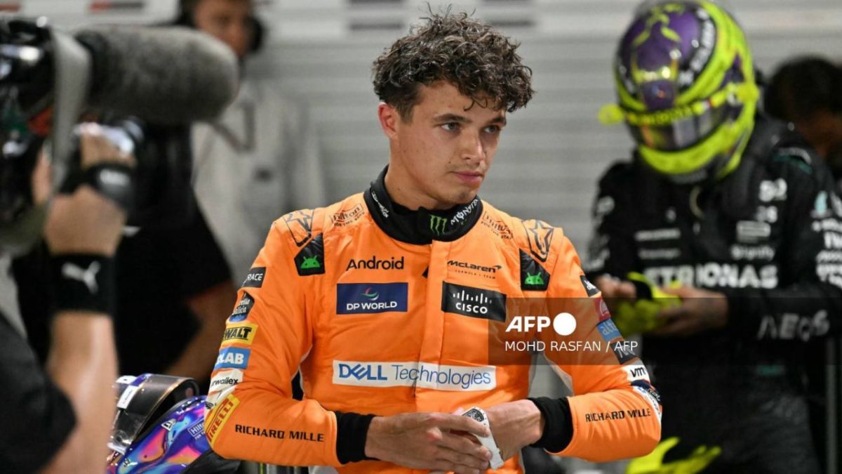 Lando Norris consigue la pole position en la sesión de clasificación antes de la carrera nocturna del Gran Premio de Fórmula 1 de Singapur