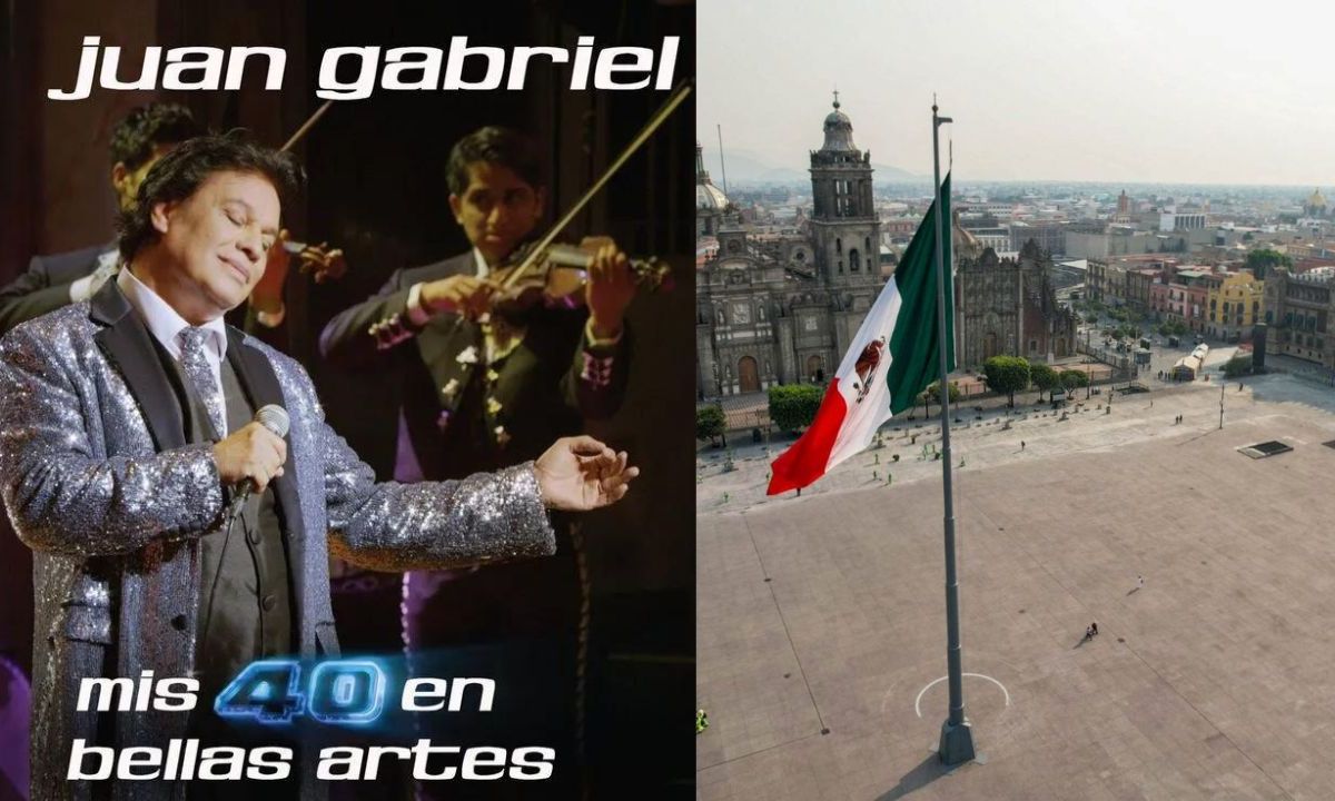 Foto: Especial | Proyectará en el Zócalo el concierto de Juan Gabriel e Bellas Artes.