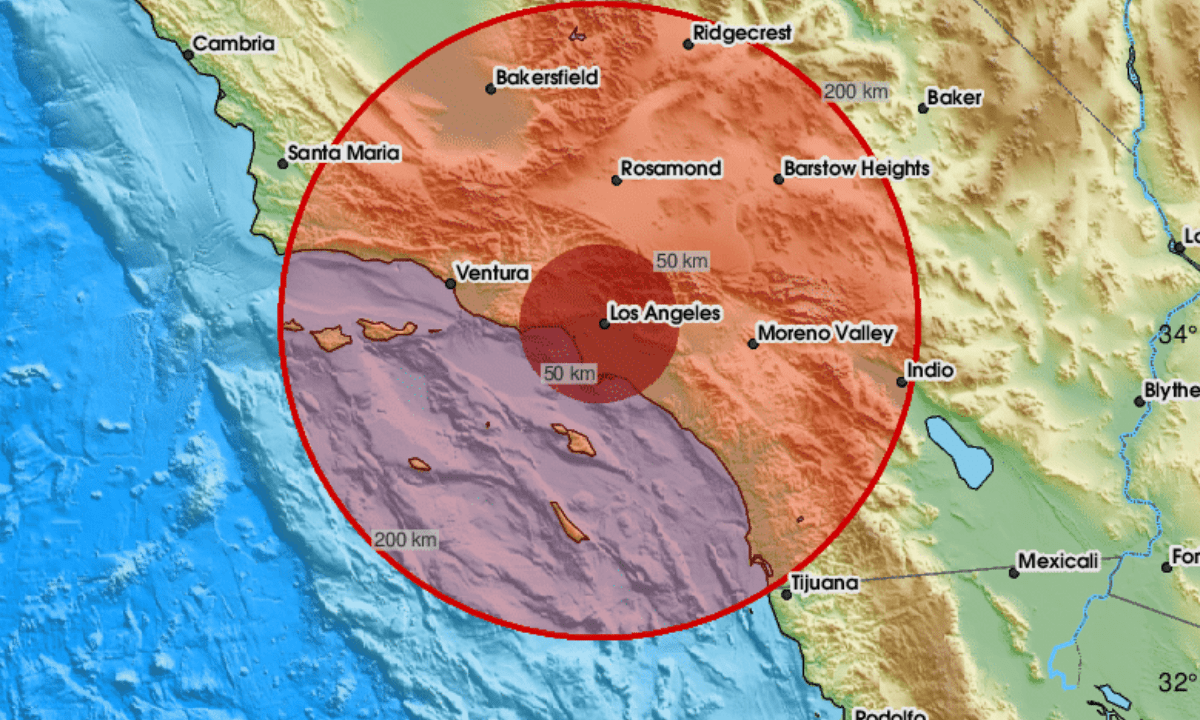 Sismo en California