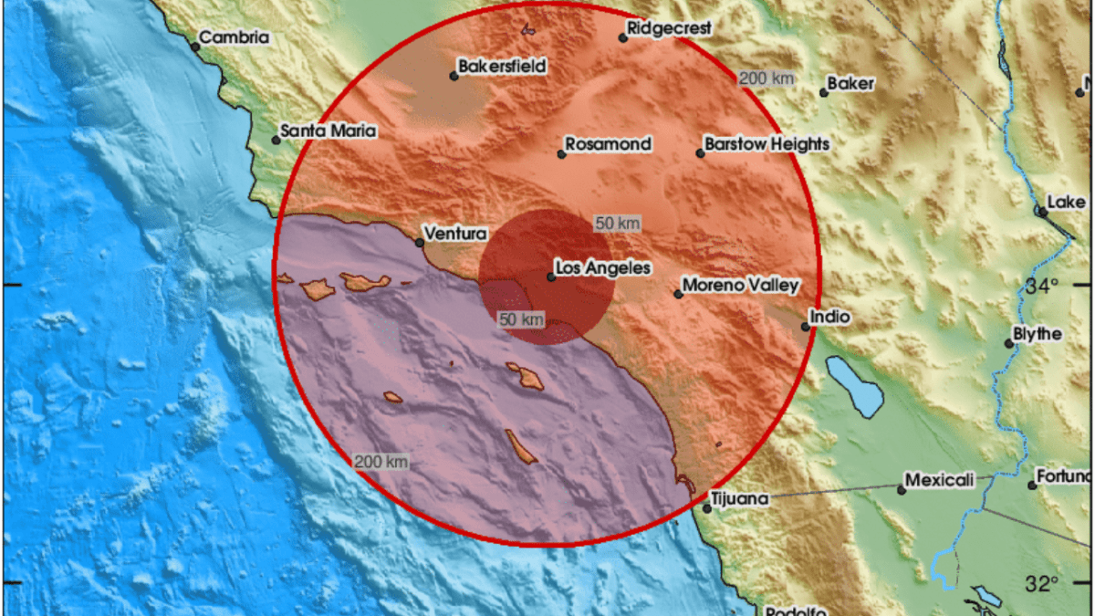 Sismo en California