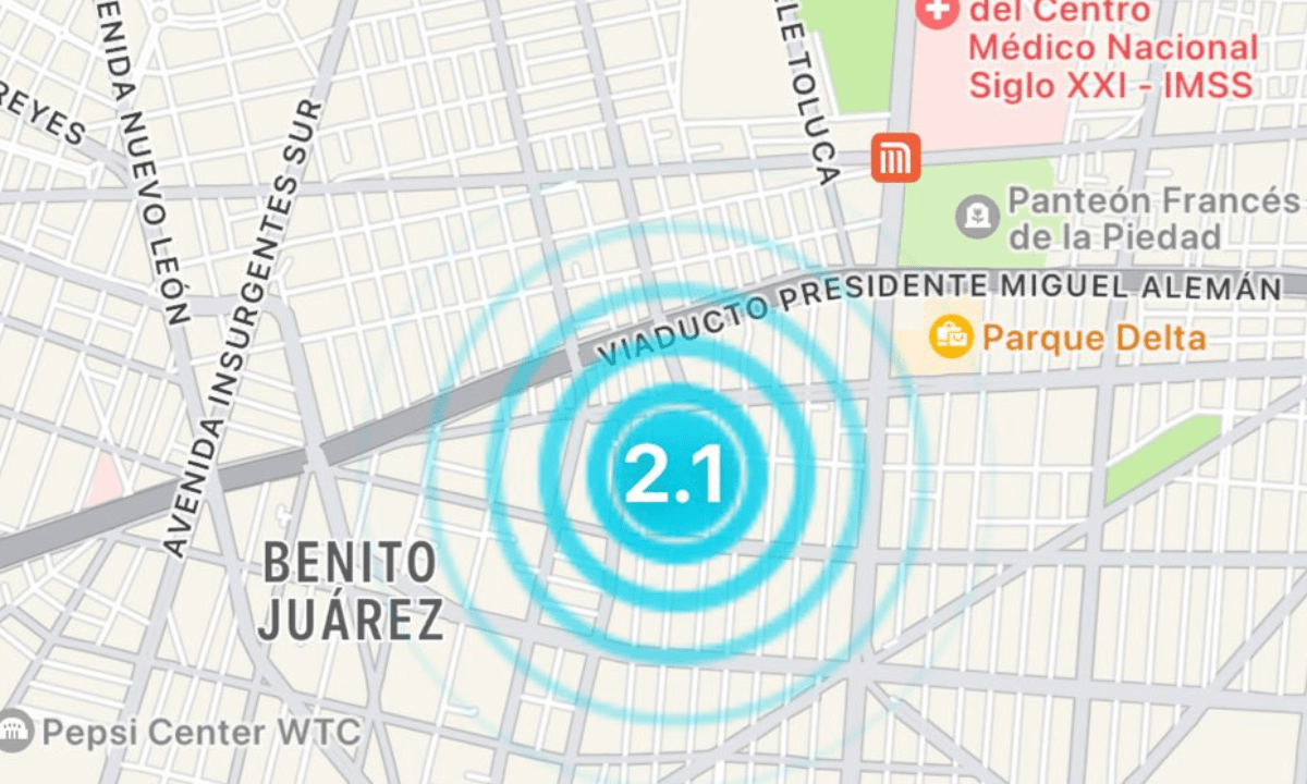 Nuevo microsismo en Mixcoac