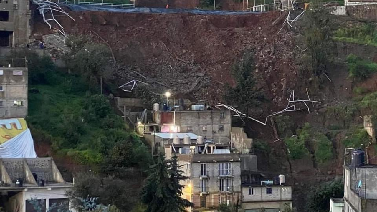 New landslides recorded in Naucalpan, now in San Miguel Dorami