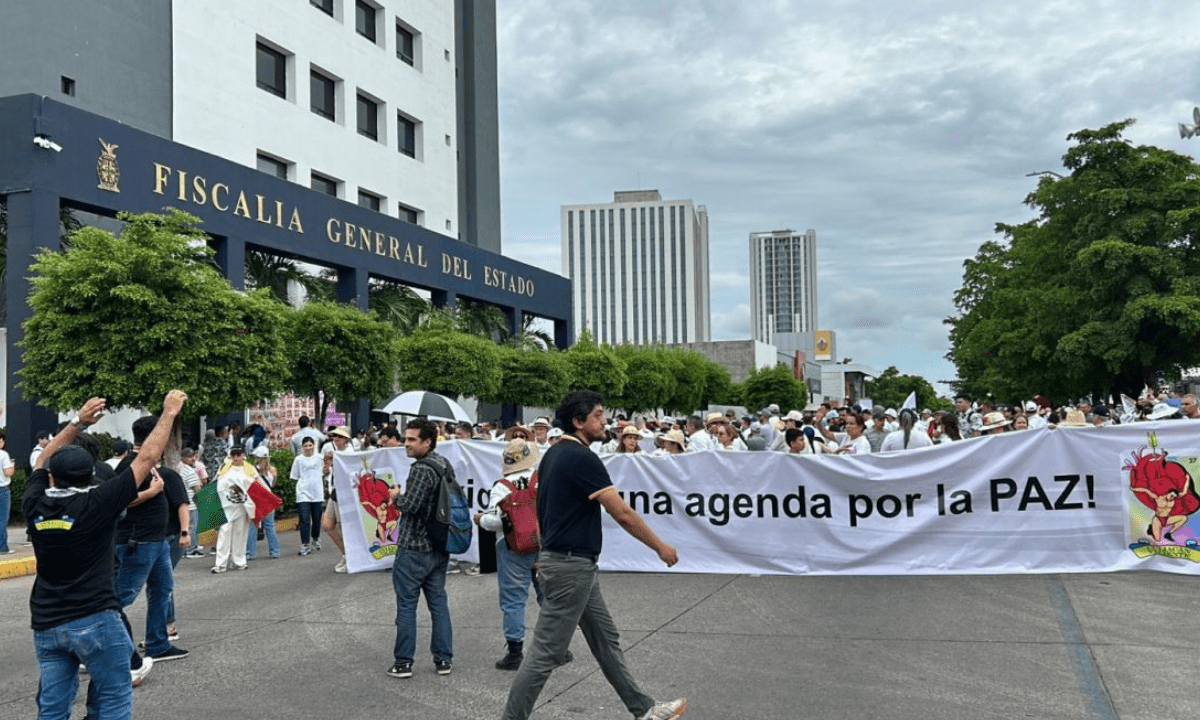 Marcha por la paz en Culiacán