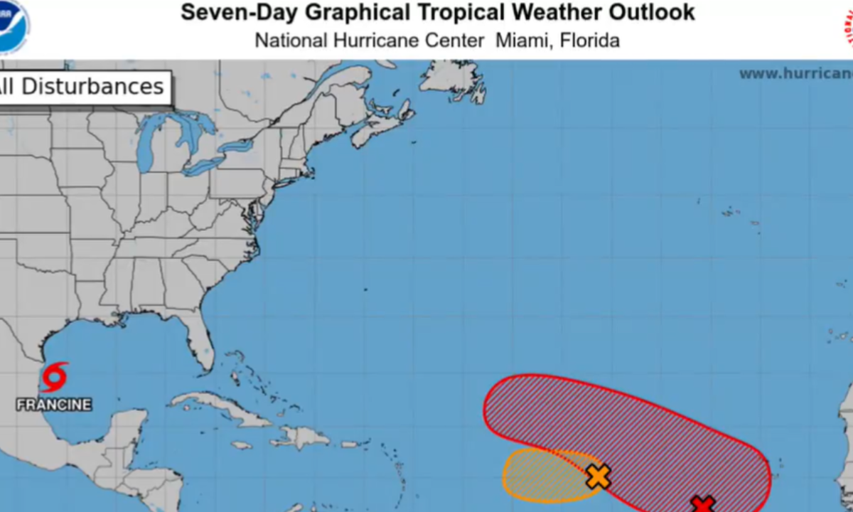 Huracán francine tocarpa costas de EEUU
