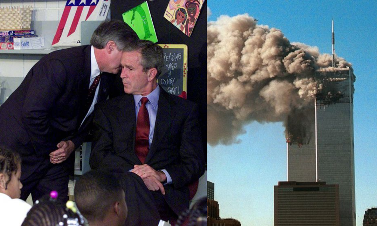 George Bush se entera del ataque terrorista