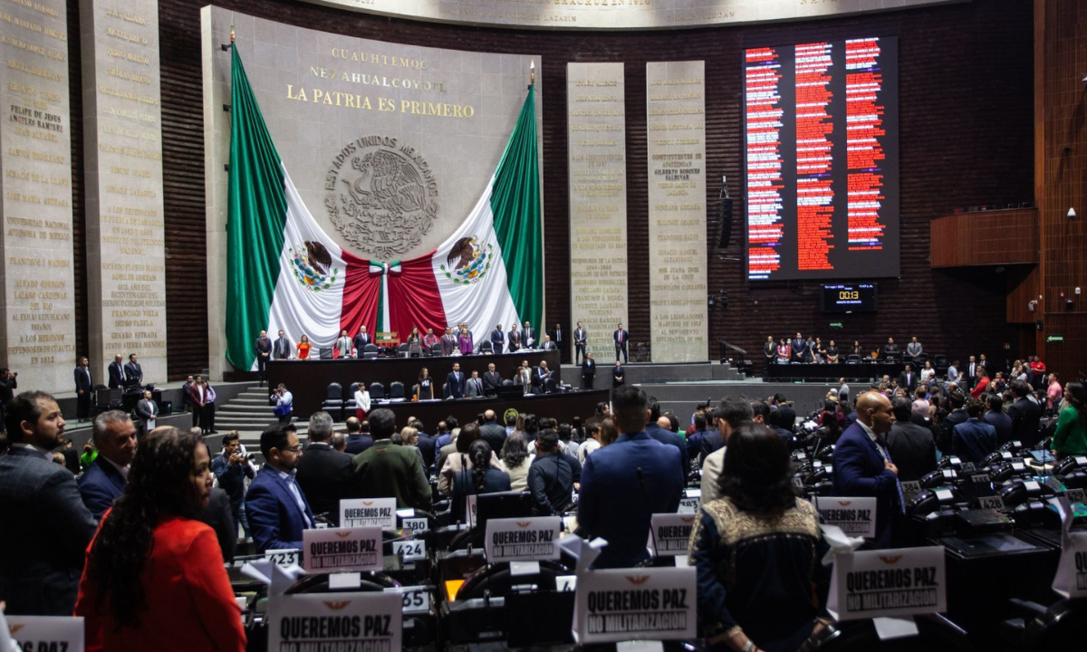 Logra Morena en el Senado mayoría calificada y aprueba que Ejército controle GN