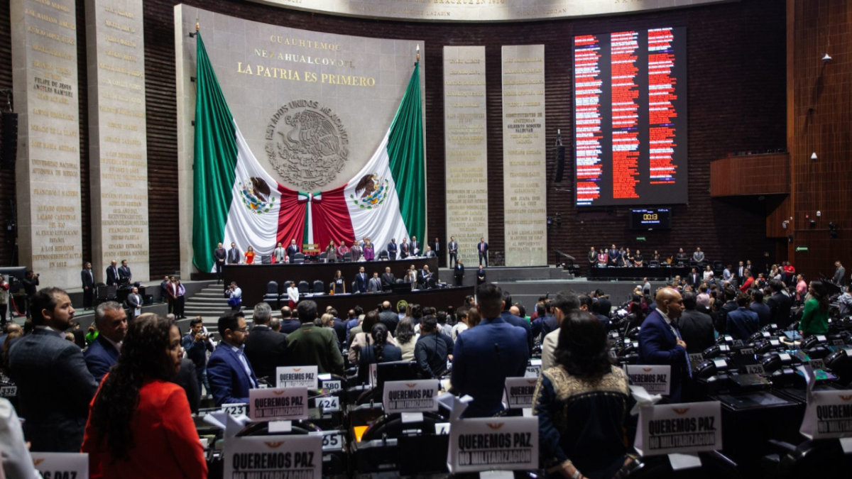 Logra Morena en el Senado mayoría calificada y aprueba que Ejército controle GN