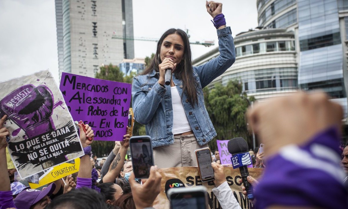 La alcaldesa electa de Cuauhtémoc, Alessandra Rojo de la Vega, dijo confiar en la resolución del TEPJF tras la impugnación de Caty Monreal