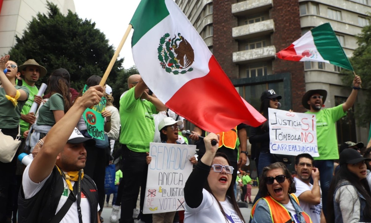 Foto: Gabriela Esquivel/ marcha en contra de la Reforma Judicial