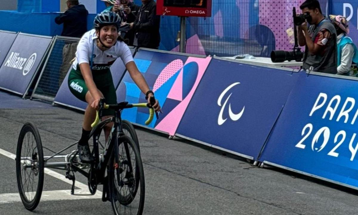 Dulce González obtuvo este sábado el sexto lugar en la prueba de para ciclismo de ruta T1-2, en los Juegos Paralímpicos de París 2024.