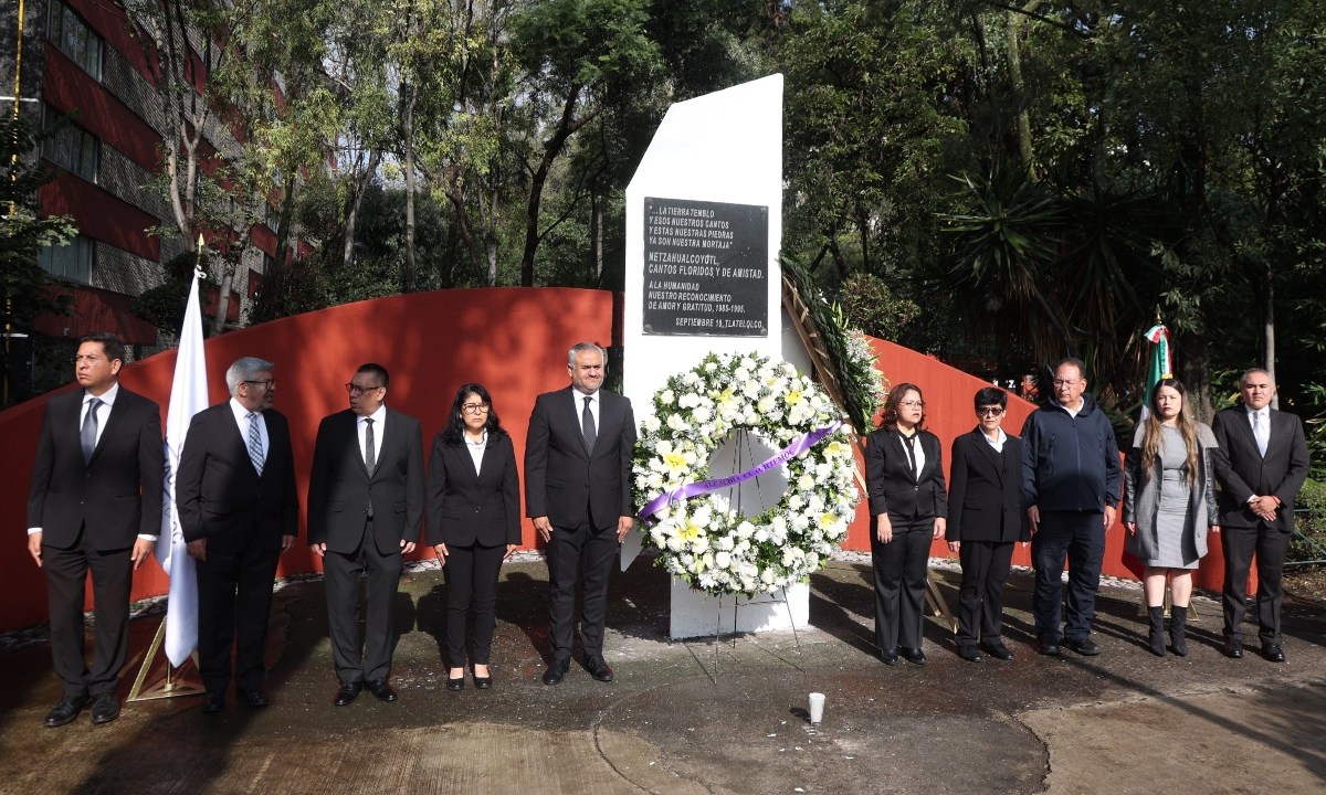 FOTO: EDGAR NEGRETE LIRA/CUARTOSCURO/ Ceremónia en memoria de los fallecidos en los terremotos de 1985 y 2017