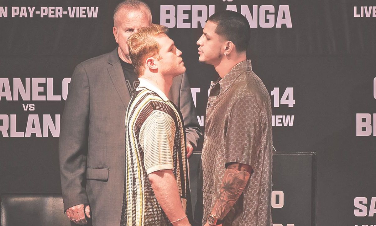 Durante la última conferencia de prensa previa a su pelea del sábado, Saúl Álvarez y Edgar Berlanga prometieron desde su respectiva esquina que buscarán la victoria por la vía del knockout