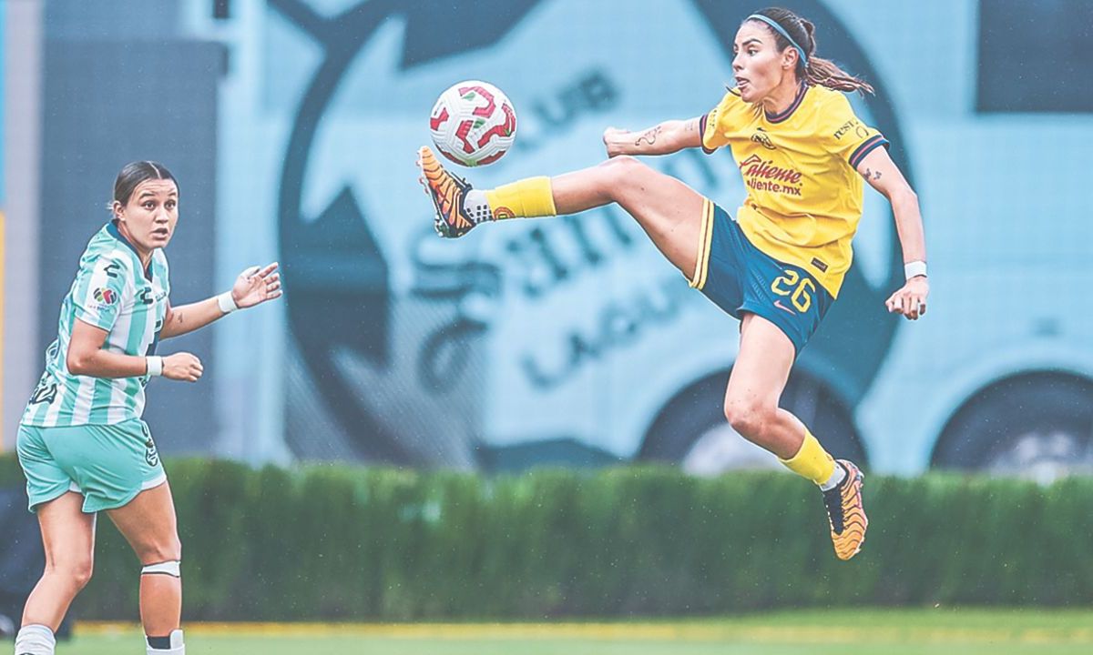 América femenil venció 2-0 al Santos Laguna en acciones de la jornada 12 del campeonato femenino