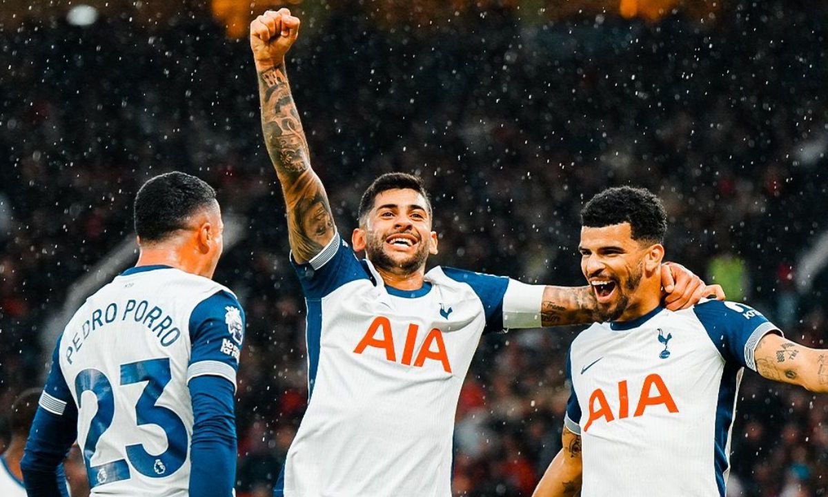 Tottenham goleó como visitante al Manchester United 0-3, para finalizar la sexta jornada de la Premier League