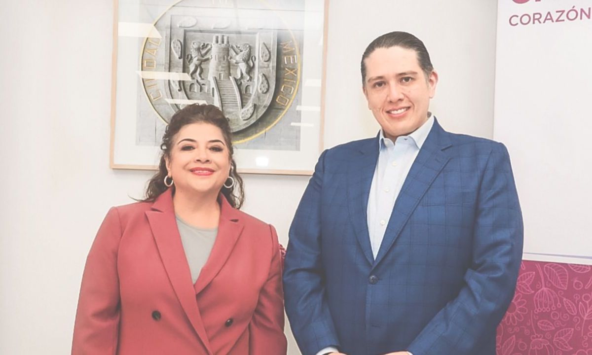 Promesa. En reunión con el alcalde electo de Benito Juárez, Luis Mendoza, Clara Brugada aseguró que habrá una coordinación institucional en beneficio de la demarcación.