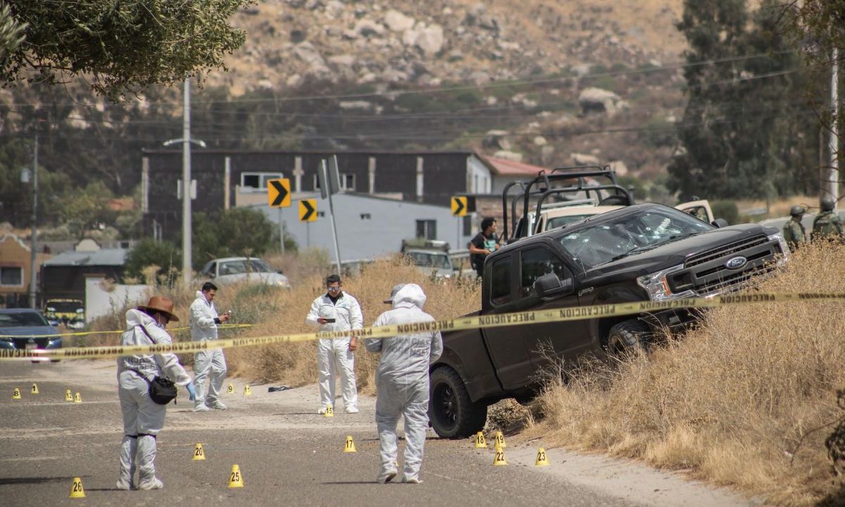 EJECUCIÓN. Un policía municipal de Tecate falleció en un ataque armado en la carretera libre Tecate-Mexicali. Baja California se ubica entre lo primeros lugares en asesinatos. 