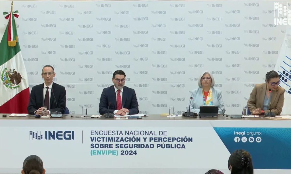 CONFERENCIA. Presentan la Encuesta Nacional de Victimización y Percepción de Seguridad Pública.