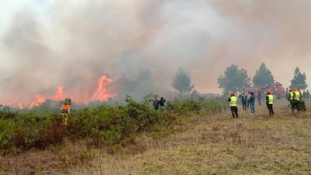 Crisis. Los peruanos enfrentan los incendios que ya afectaron los cultivos.