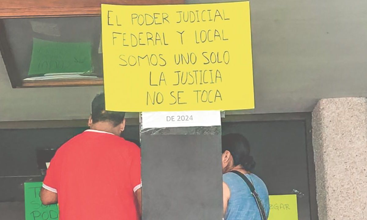 Incertidumbre. Trabajadores del Poder Judicial en la capital del país mantienen manifestaciones.