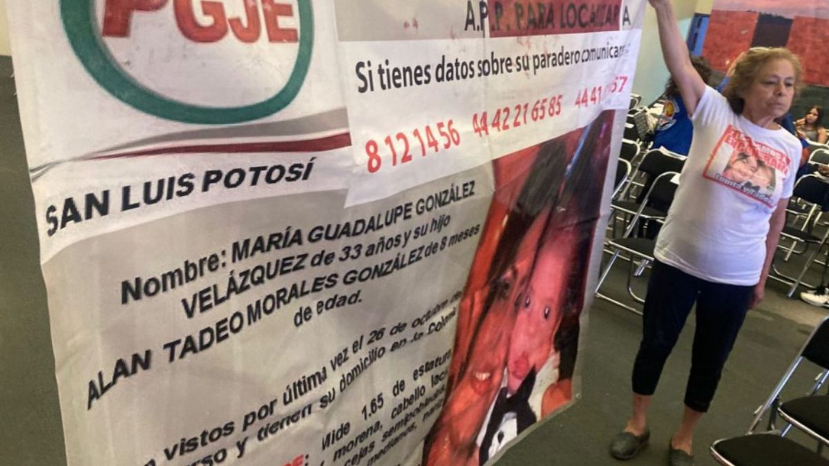 Desesperación. María Velázquez Córdoba perdió a su pequeña y su nieto hace casi diez años en SLP