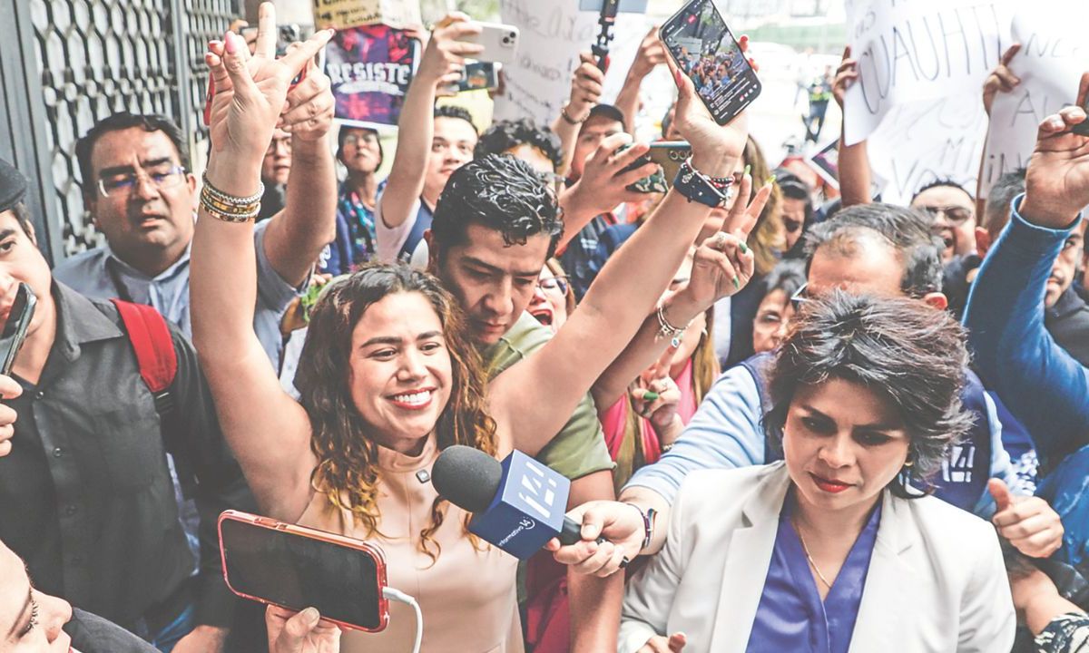 Justicia. La morenista dijo que tiene las pruebas para demostrar que se cometió violencia de género en su contra.