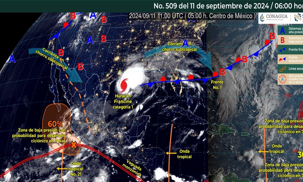 Foto: X@conagua_clima/Servicios Meteorológicos Actuales