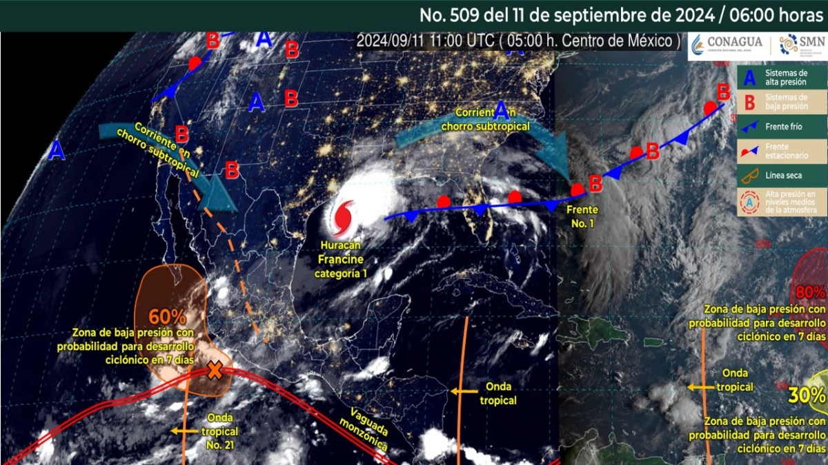 Foto: X@conagua_clima/Servicios Meteorológicos Actuales