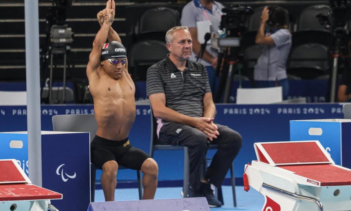 Jesús Alberto Gutiérrez ganó la medalla de bronce en los 400m estilo libre S6 de la para natación, en los Juegos Paralímpicos de París 2024