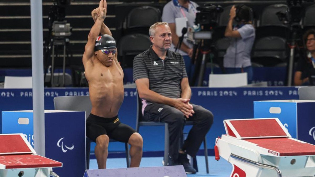 Jesús Alberto Gutiérrez ganó la medalla de bronce en los 400m estilo libre S6 de la para natación, en los Juegos Paralímpicos de París 2024