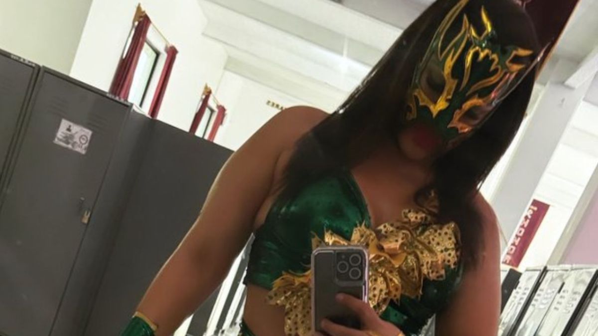 Durante una función de la Triple A, un aficionado tocó sin su consentimiento a la luchadora “La Hiedra”, tocándole un glúteo a la gladiadora.