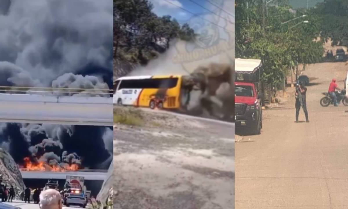 Durante este jueves mantuvieron cerradas las carreteras entre Sinaloa y Durango; aquí te presentamos algunas imágenes de los narcobloqueos.