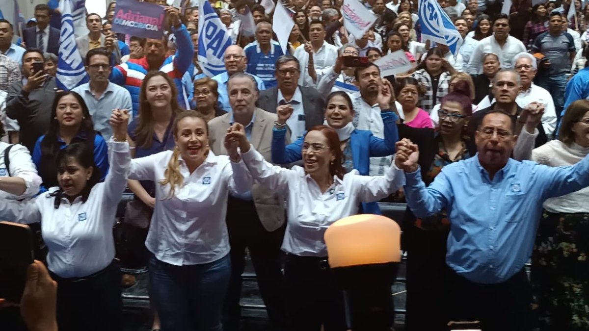 Con un reiterado llamado a democratizar al partido, hoy se registró como aspirante a la dirigencia nacional del PAN, Adriana Dávila.