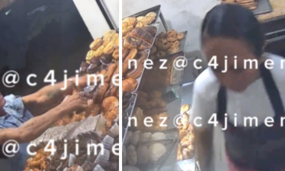 Un sujeto amenazó y robo con un arma de fuego a una mujer encargada de una panadería en el municipio de Ecatepec, en el Estado de México.