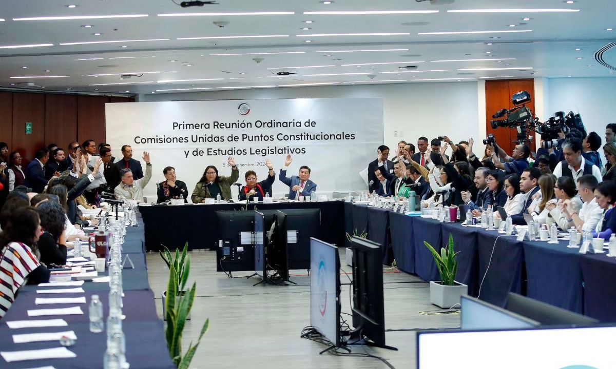 Comisiones del Senado aprueban dictamen de reforma al Poder Judicial