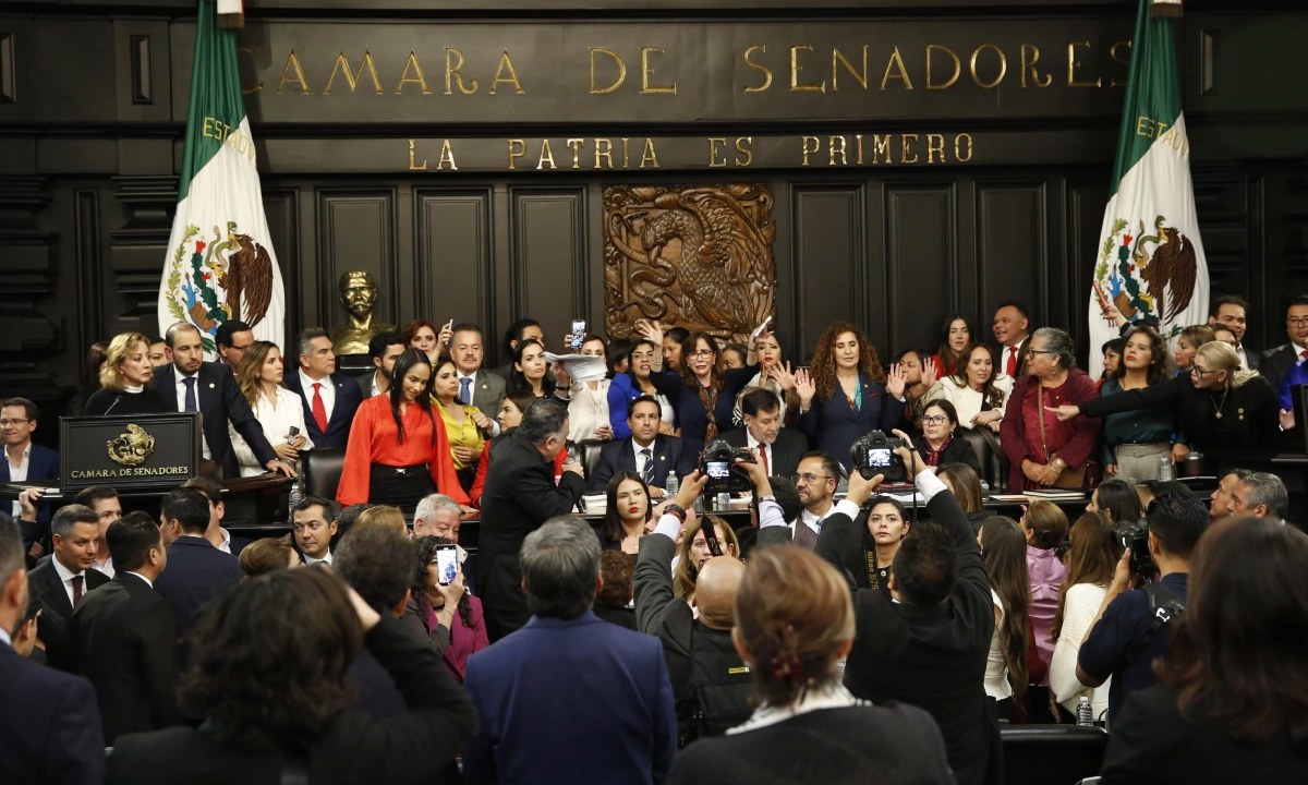 La reforma al Poder Judicial fue aprobada, en lo general, por el Senado de la República con 86 votos a favor y 41 en contra.