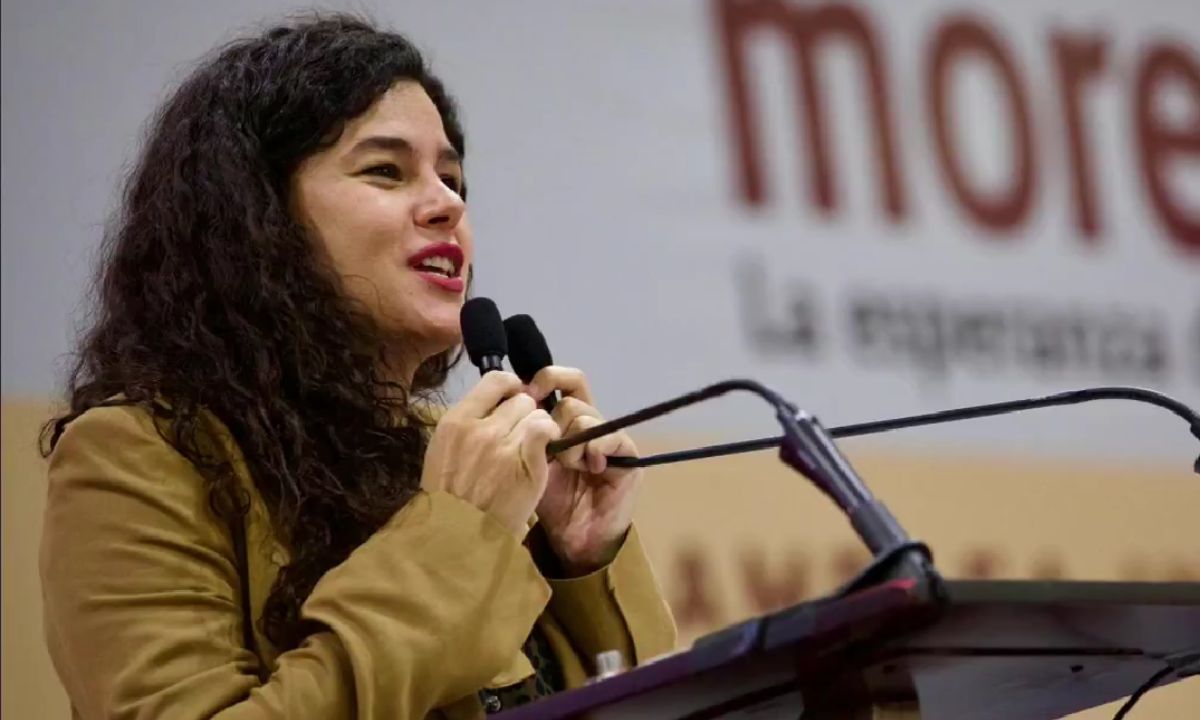 Luisa María Alcalde, presidenta nacional de Morena.