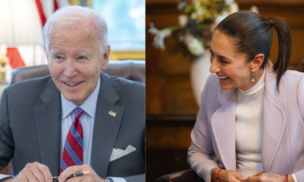 "Hoy hablé con la Presidenta Sheinbaum para felicitarla por su histórica toma de posesión como la primera mujer en ejercer la Presidencia de México": Biden